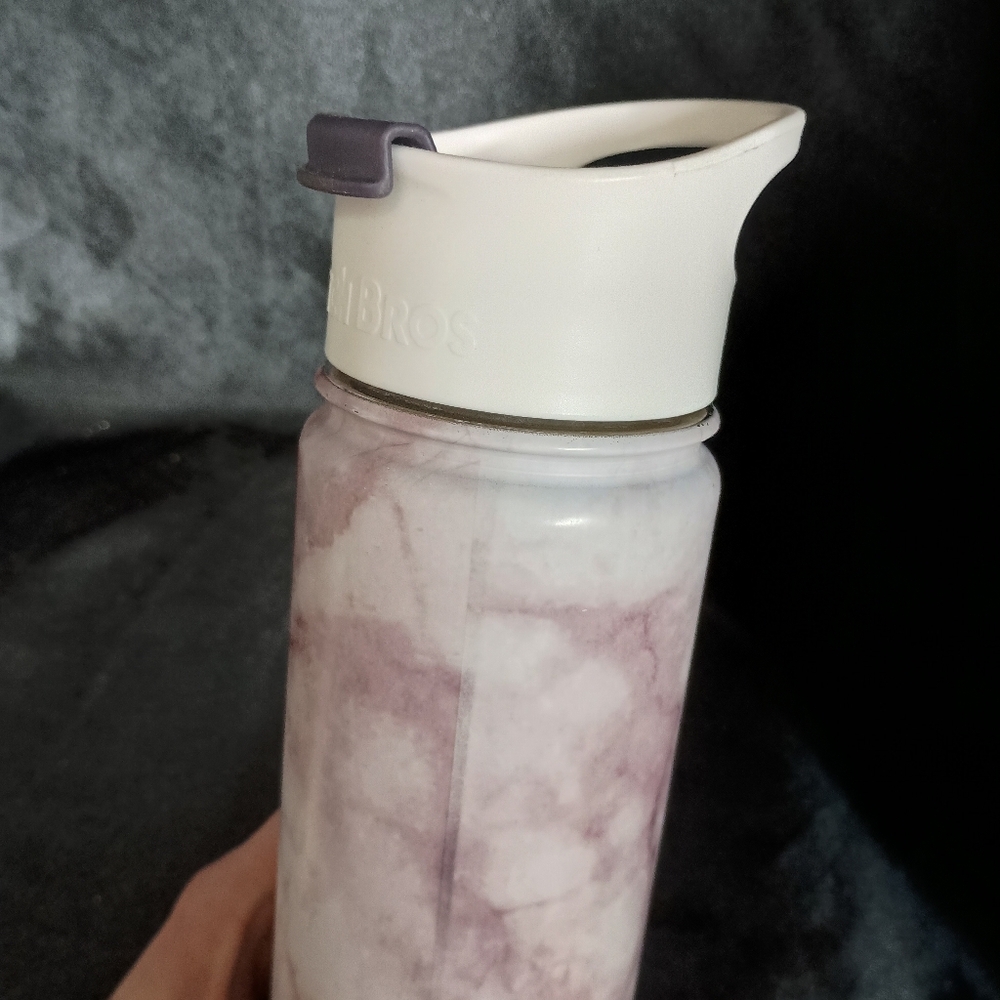 White and Purple Bath & Body Bottle with Windmill Design - Picture 14 of 16